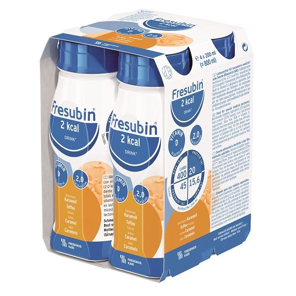 Fresubin 2kcal Drink Toffee 200mL Easybottle Pack 4