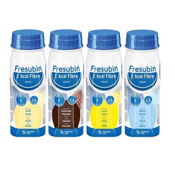 Fresubin 2kcal Fibre Drink Neutral 200mL Easybottle Pack 4