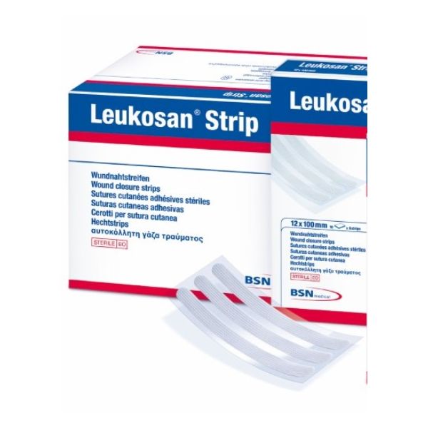 LEUKOSAN Strip Sterile 3mm x 75mm White