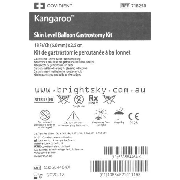 Nutriport Balloon SLG 18Fr 2.5cm