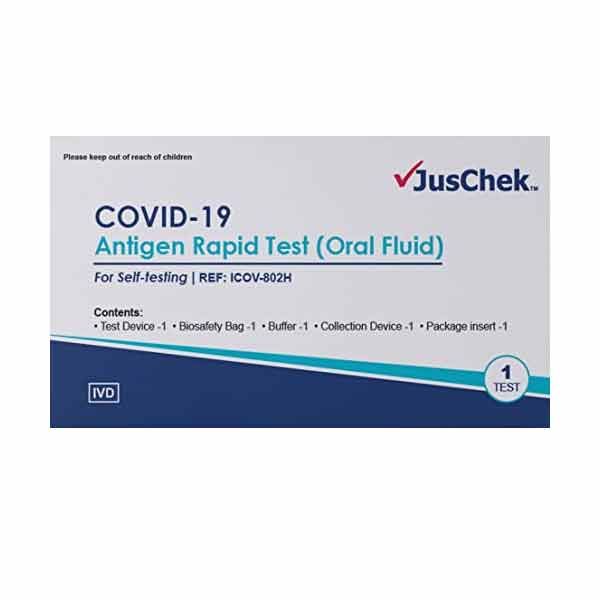 JusChek SARS CoV-2 Antigen Rapid Test Nasal Swab Bx1
