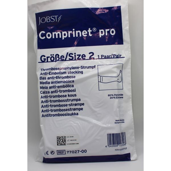 Comprinet Pro Anti Embolism Knee Length Pr Size 2 Medium 30-38cm