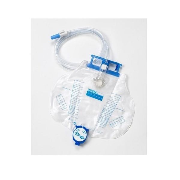 Kendall Drain Bag Anti Reflux 2000ml 2 Way Sterile