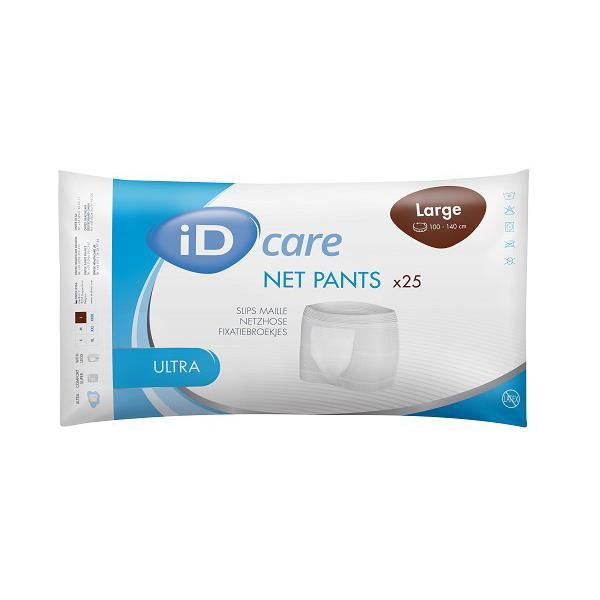 iD Care Ultra Large Mesh Pants 100-140cm Pk25