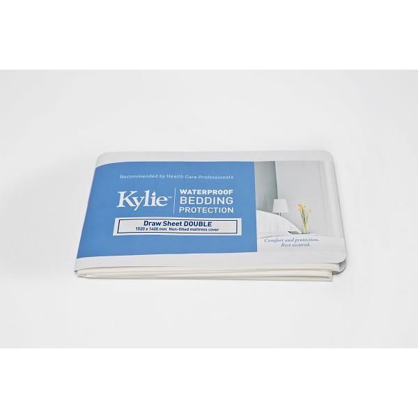 Kylie Draw Sheet Waterproof Double 140x152cm