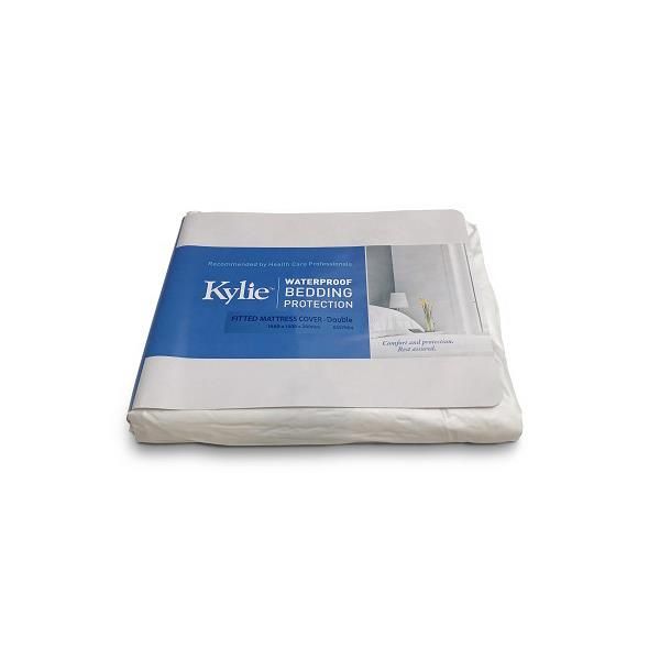 Kylie Fitted Mattress Cover Waterproof Double 188x140x20cm