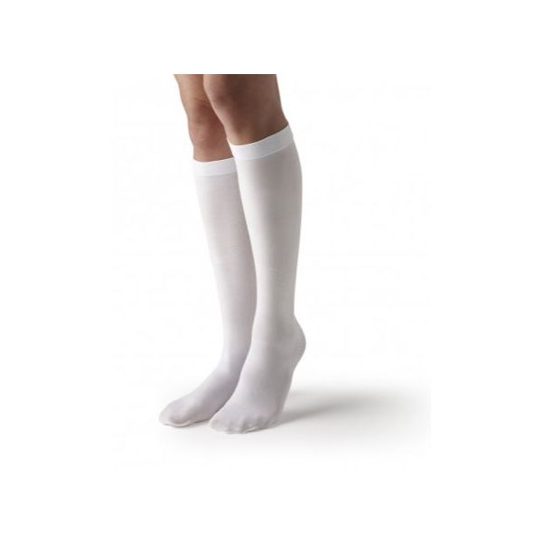 TED Knee Length White Small Long Closed Toe