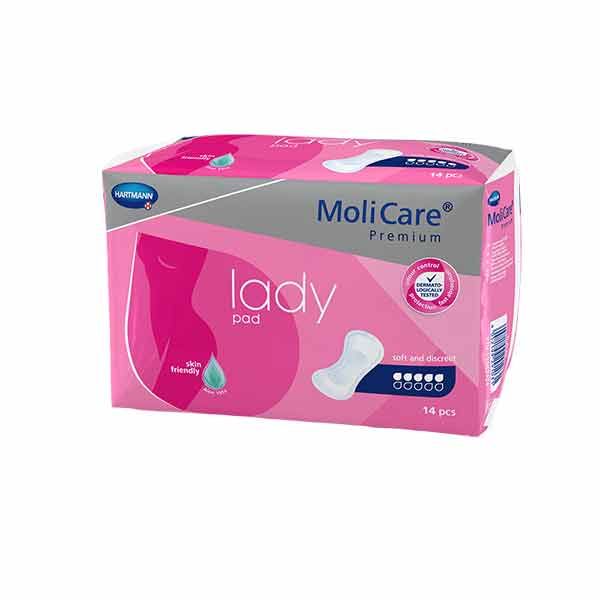 MoliCare Premium Lady Pads 5Drops 1029ml Pk14 - Image 2