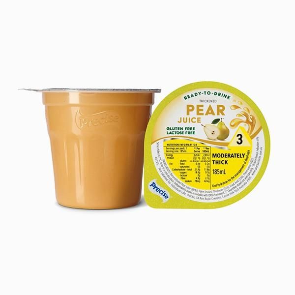 Precise Ready to drink Pear Juice Moderately Thick/Level 3 185ml