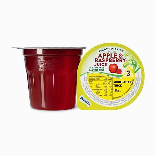 Precise Ready to drink Apple And Raspberry Juice Moderately Thick/Level 3