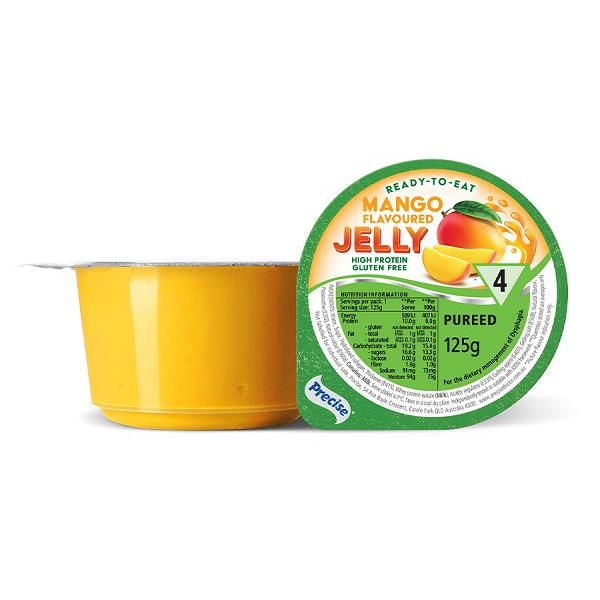 Precise Ready To Eat Mango Flavoured Jelly Level 4 125g