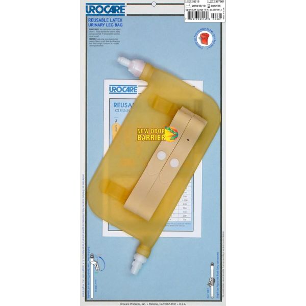Urocare Latex Leg Bag Small Short 266ml