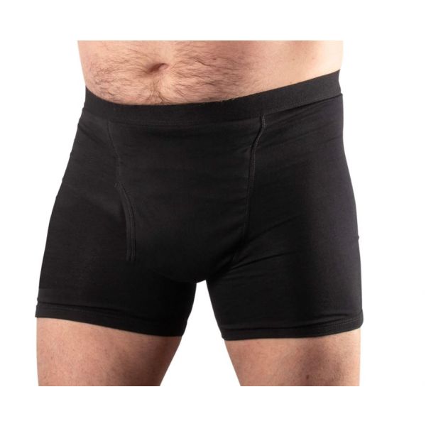 Conni Mens Kalven Boxer Shorts Black  3XL