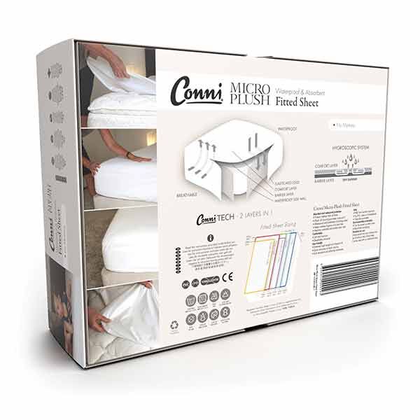Conni Micro Plush Elasicated Sheet Waterproof King - Image 2