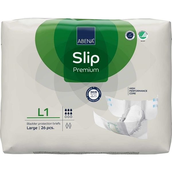 Abena Slip L1 2500ML 100-150CM Pk26