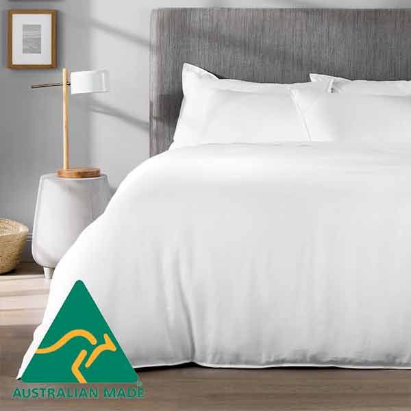 Waterproof Doona Cover  White  Single