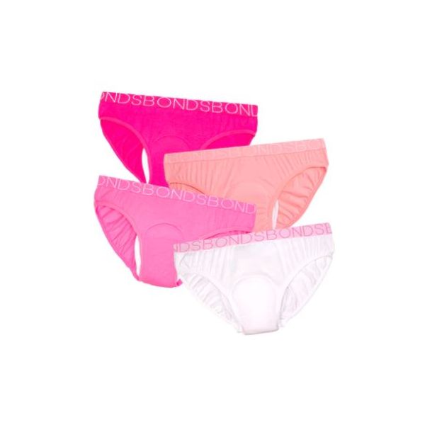 MiNappi +Bonds Girls Hipster Size 3-4  400ml  Assorted