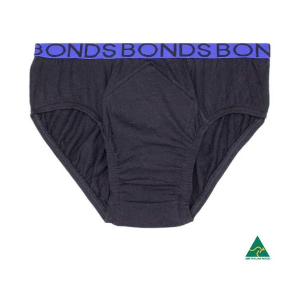 Minappi Bonds Boys Hipster Size 6-8Blk