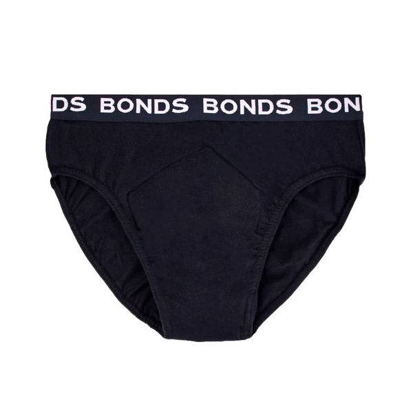 MiNappi +Bonds Mens Hipster  4XL  400ml  Black