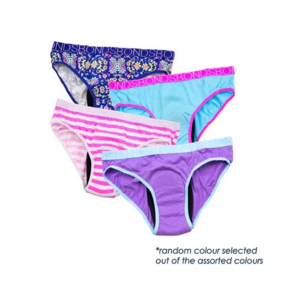 MiNappi +Bonds Girls Bikini Size 4-6  250ml  Dark colour
