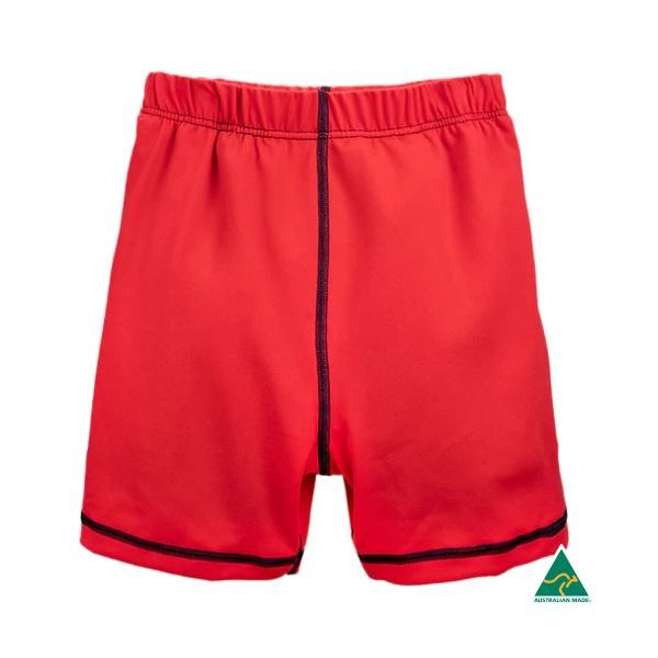 NightNDay Adult Incontinence Swim Short Red Extra Large