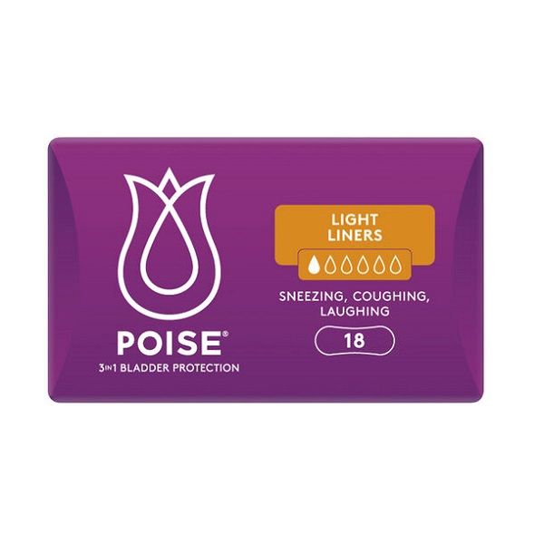Poise Light Liners 25ml Pk18