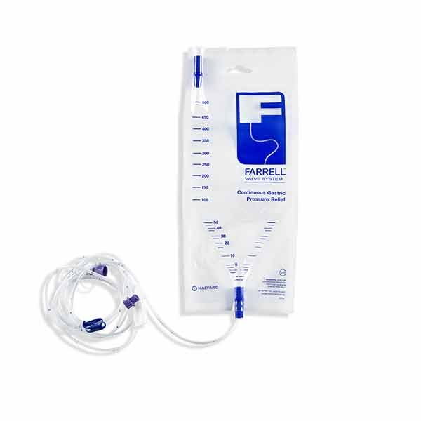 FARRELL Valve System Continuous Gastric Pressure Relief Bag