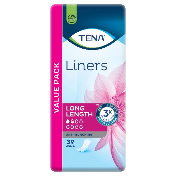 Tena Liners Long Length 40ml Pack 39