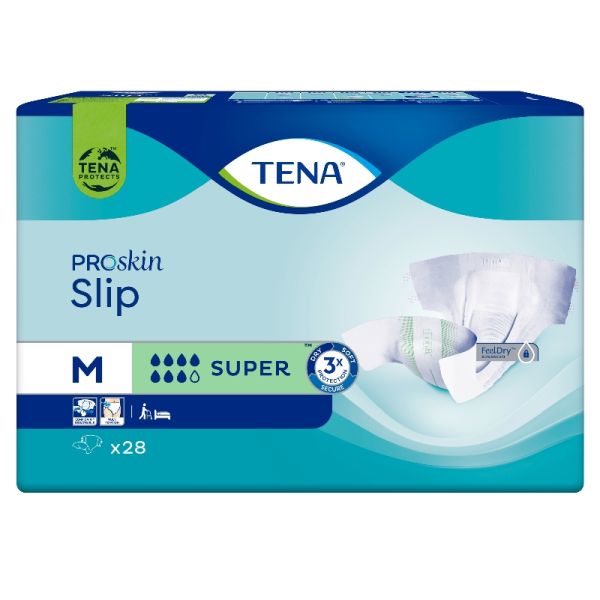 Tena Proskin Slip Super Medium Green 1515ml Pk10