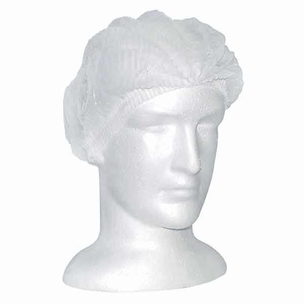 Livingstone Disposable Bouffant Cap White Box 1000