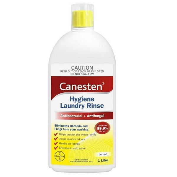Canesten Antibacterial and Antifungal Hygiene Laundry Rinse Lemon 1L