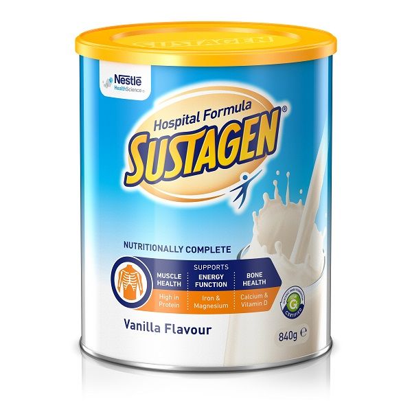 Sustagen Powder Hospital Formula Vanilla 840g Can