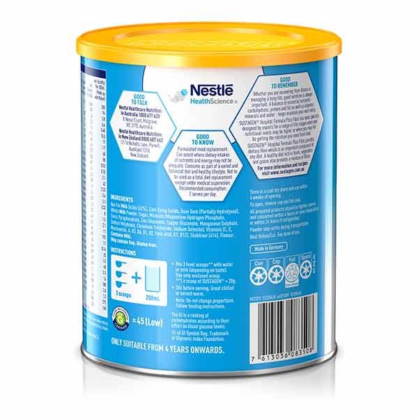 Sustagen Powder Hospital Formula Plus Fibre Vanilla 840g - Image 3