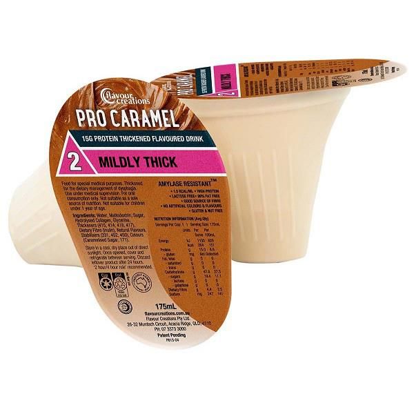 Flavour Creations Protein Fortified Caramel 175mL Level 2 Mildly Thick