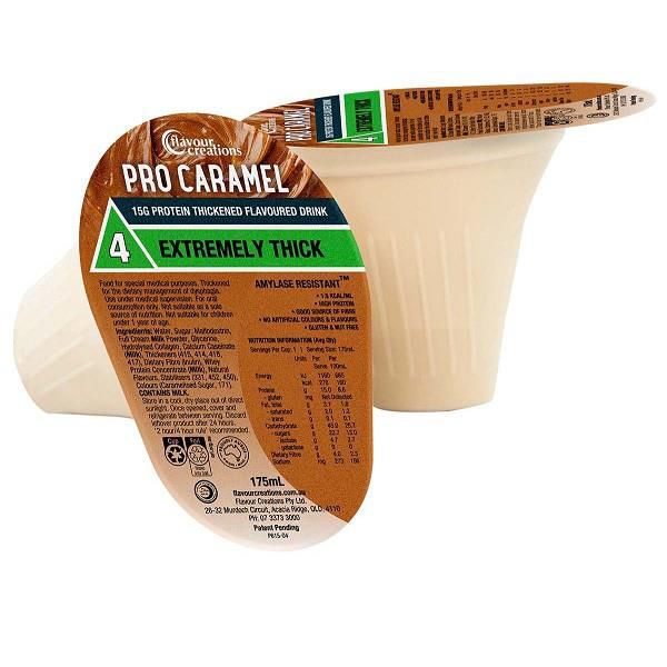 Flavour Creations Protein Fortified Caramel 175mL Level 4 Extremely Thick