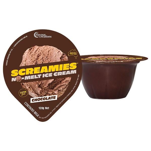 SCREAMIES No Melt Ice Cream Chocolate 120g