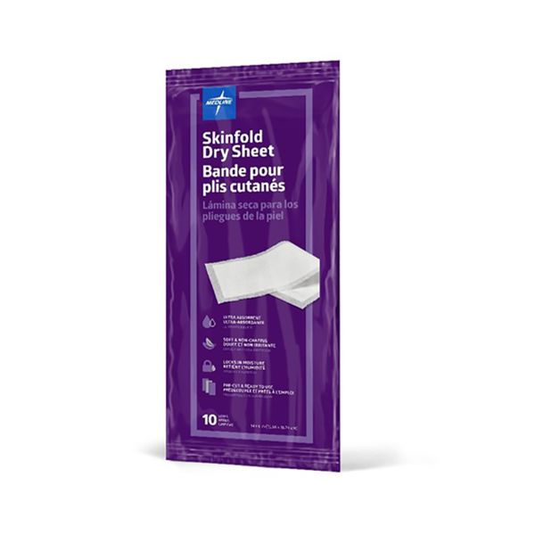 Ultrasorb Skin Fold Sheet 35x15cm Pk10