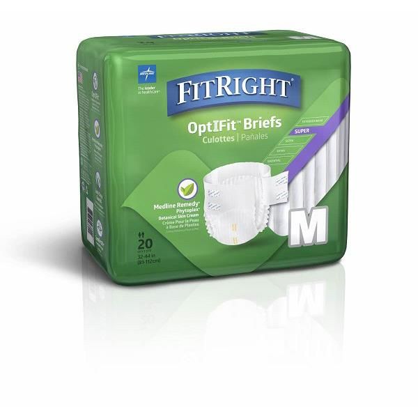 Fitright ReMediumy Briefs Medium 81-107cm Pack 20