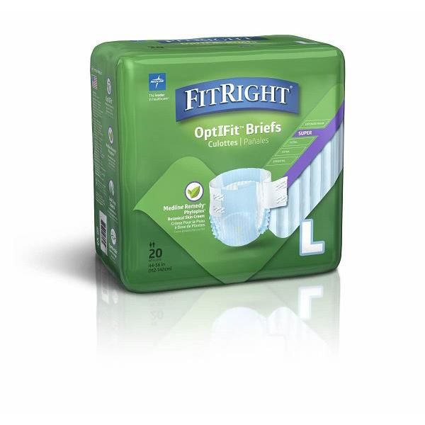 Fitright Remedy Brief Large 122-147cm Carton 4 Packet 20