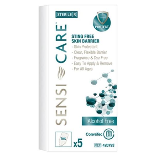 Silesse Sting Free Skin Barrier Foam applicator 1ml Box 5