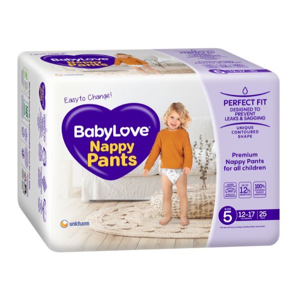 Baby Love Nappy Pants Walker 12-17kg Pk25
