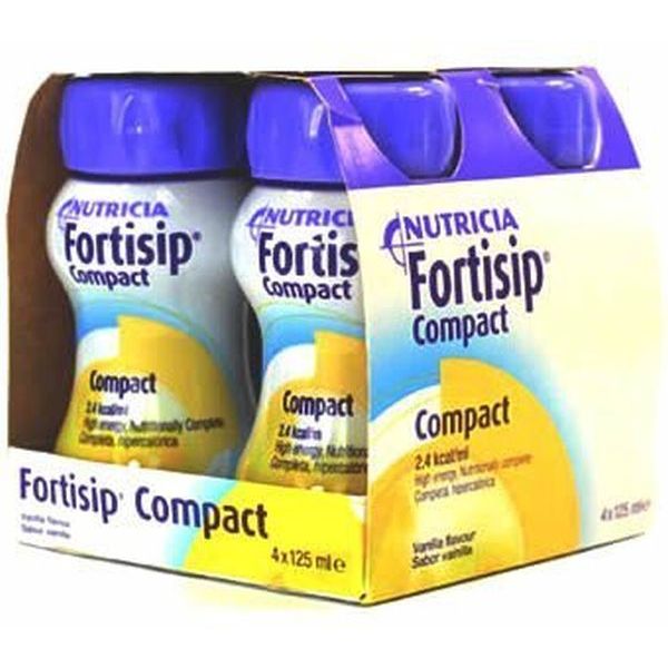 Fortisip Compact Protein Strawberry 125ml Pack 4