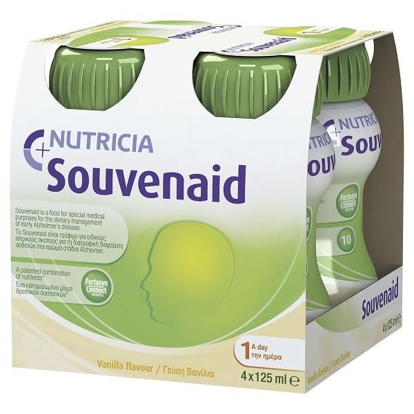 Souvenaid Vanilla Bottle 125ml Pack 4