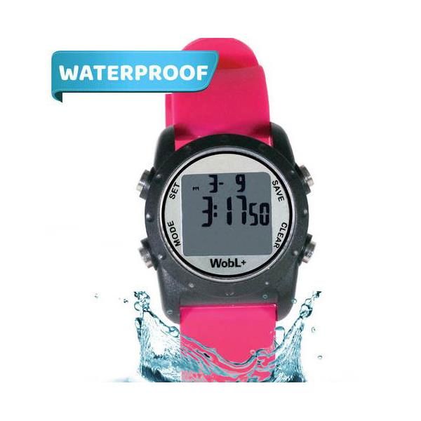 Toilet Timer Wobl Watch Waterproof Pink 8 Alarm Function