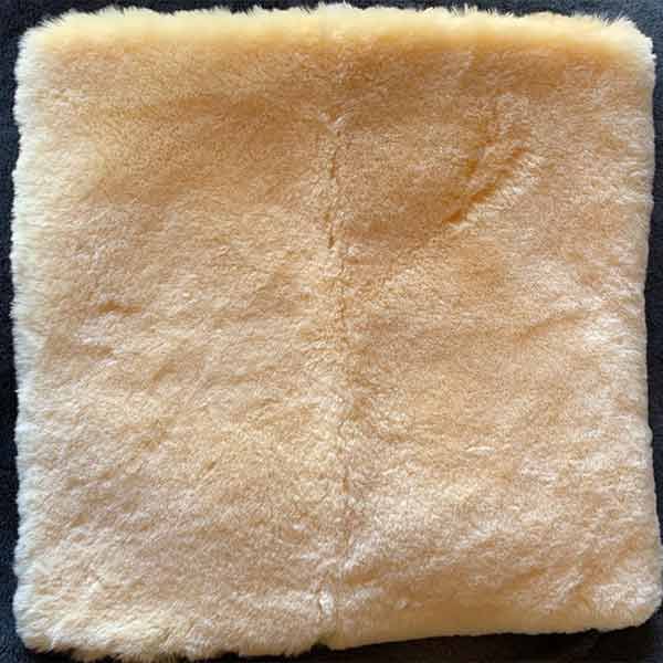 Sheepskin Wheelchair Seat Gold 43x43cm