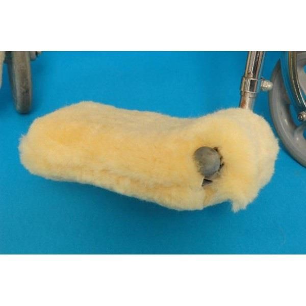 Sheepskin Hi-Temp Wheelchair Foot Plate Cover