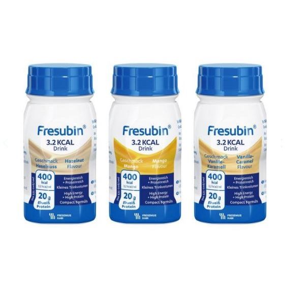 Fresubin 3.2kcal Drink Mango 125mL Easybottle Pack 4