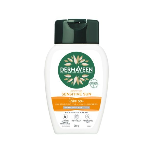 Dermaveen Daily Nourish Sun Sensitive Body Moist SPF50+ 200g