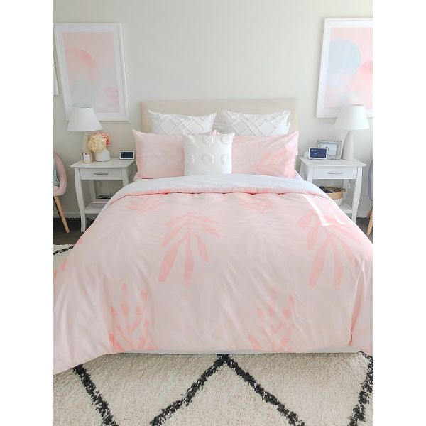 Staydry Durabreathe Botanica Peach Cover Double Bed