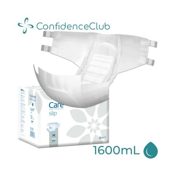 ConfidenceClub Care Slip Plus M 80-135cm 1600ml Pk28